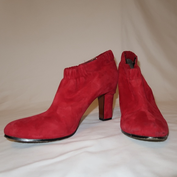 sam edelman red suede boots
